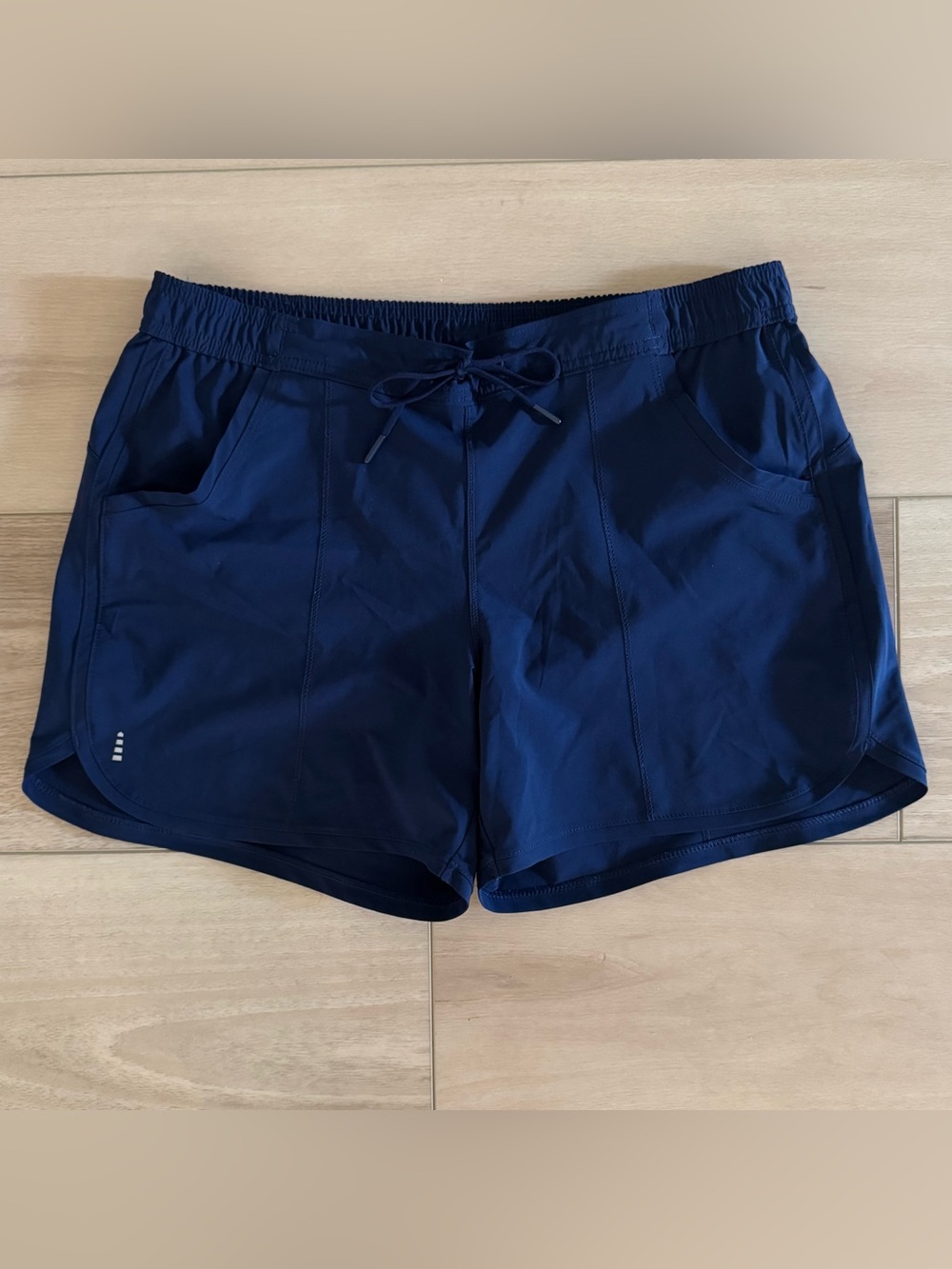 Lands End Womens Swim Board Shorts Blue 12